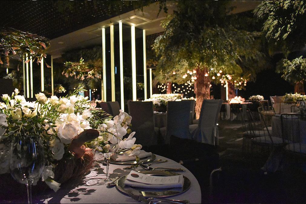 Decoración floral en Zanq